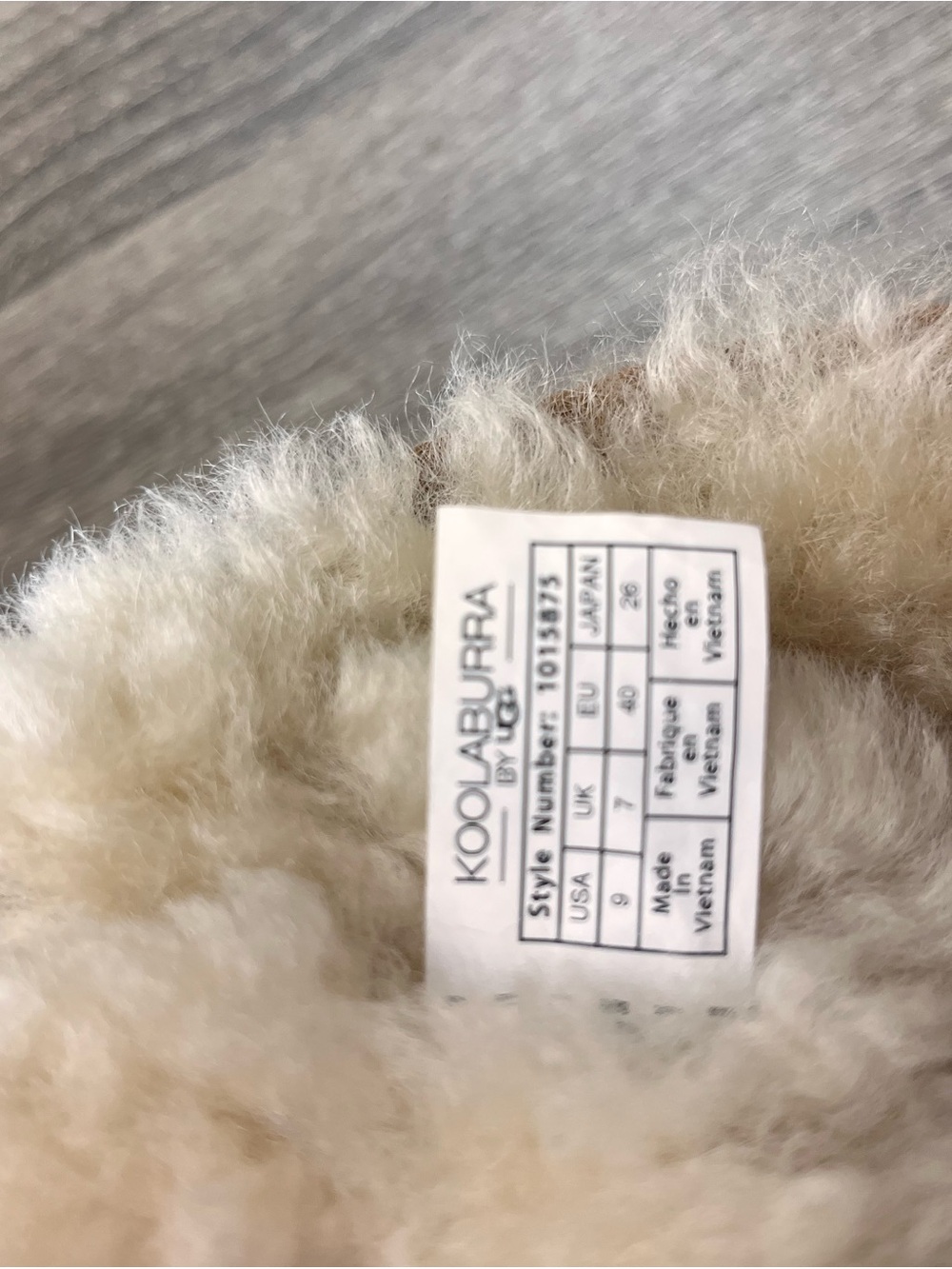Koolaburra Chestnut Suede Mid-Calf Slippers with White Faux-Fur Pom Trim - Picture 6 of 6